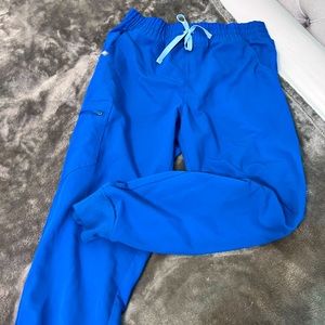 Figs scrub jogger pant color royal blue size M